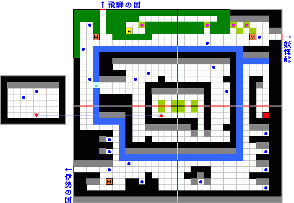 戦国忍者くんのマップ画像