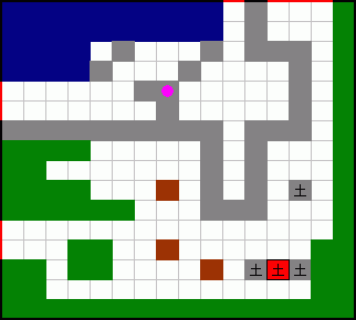 戦国忍者くんのマップ画像