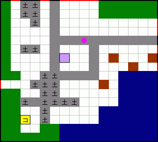 戦国忍者くんのマップ画像