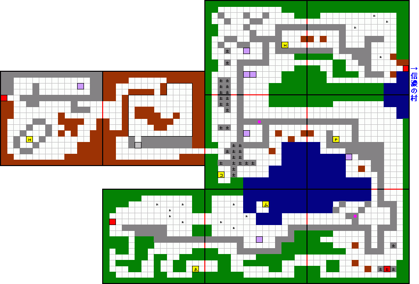 戦国忍者くんのマップ画像