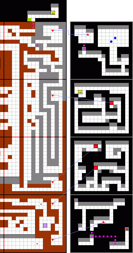 戦国忍者くんのマップ画像